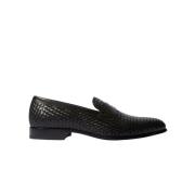 Andrea Loafers - Handgemaakte Italiaanse Penny Loafers Scarosso , Blac...