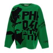 Groene Philosophy Trui Philosophy di Lorenzo Serafini , Green , Dames