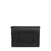 Clutch Tas Il Bisonte , Black , Dames