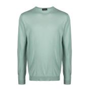 Sweatshirt Roberto Collina , Green , Heren