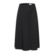 Pernillepw A-Lijn Midi Rok Part Two , Black , Dames