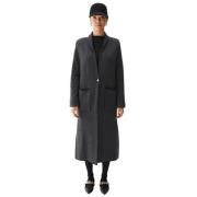 Caurel Bis Wol Jas/Cardigan Busnel , Black , Dames