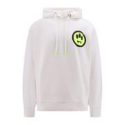 Katoenen Hoodie met logo print Barrow , White , Heren