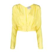 Blouses Forte Forte , Yellow , Dames
