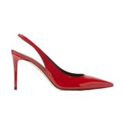 Patent Pumps Samenwerking Brian Atwood Scarosso , Red , Dames