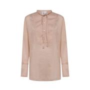 Blouse &; overhemd Forte Forte , Beige , Dames