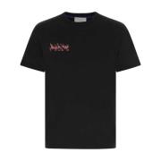 Zwart katoenen t-shirt Koché , Black , Heren