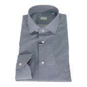 Shirt Mod. 558 ml Tailor Microfantasia 31528001 Katoen Xacus , Gray , ...