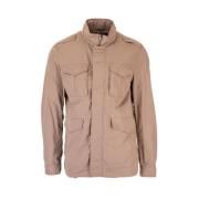 Eigentijdse Field Jacket Herno , Brown , Heren