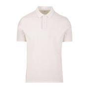 Casual Stijl Polo Shirt Aspesi , White , Heren