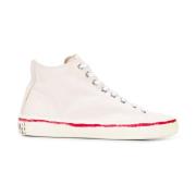 Gedurfd Logo High-Top Sneakers Marni , White , Heren