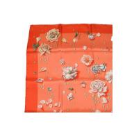 Tweedehands Oranje Zijden Hermès Sjaal Hermès Vintage , Orange , Dames