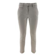 Slim Fit Broek Dondup , Gray , Dames