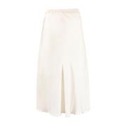 Midi Skirts Gold Hawk , White , Dames