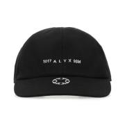 Black Cotton Baseball Cap 1017 Alyx 9SM , Black , Heren