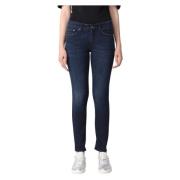 Monroe Skinny Jeans Dondup , Blue , Dames