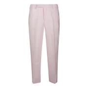 Straight Trousers PT Torino , Pink , Dames