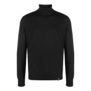 Zwarte Turtleneck Trui Fay , Black , Heren