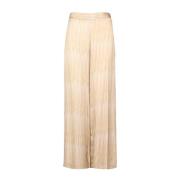 Wide Trousers Ottod'Ame , Beige , Dames