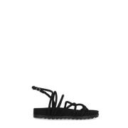 Flat Sandals Chiara Ferragni Collection , Black , Dames