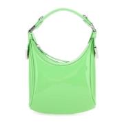 Cosmo Leren Handtas - Groen By FAR , Green , Dames