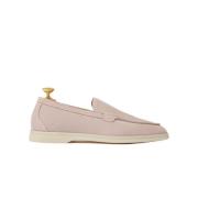 Ludovica Suède Loafers Scarosso , Pink , Dames