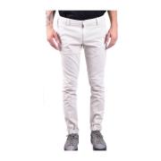 Chino Broek Dondup , White , Heren