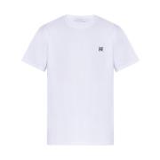 T-shirt met logo Maison Kitsuné , White , Heren