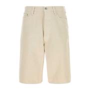 Sand Cotton Bermuda shorts Off White , Beige , Heren