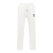 Witte katoenen joggers Just DON , White , Heren