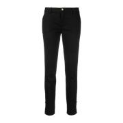 Slim-fit Broek met Hak Liu Jo , Black , Dames