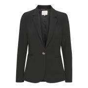 Klassieke Damesblazer Part Two , Black , Dames