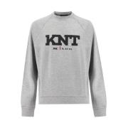 Grijze Ss23 Sweatshirt met Rits Kiton , Gray , Heren