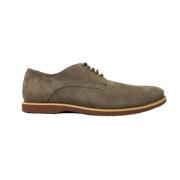 Professionele Blauwe Suede Arena Flats Hogan , Brown , Heren