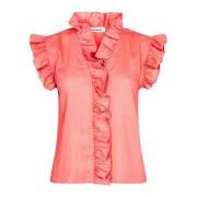 Top met ruchedetails - Stijl 35213 Pelican Co'Couture , Pink , Dames