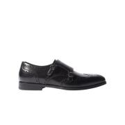 Handgemaakte Wing-Tip Monk Strap Schoenen Scarosso , Black , Dames