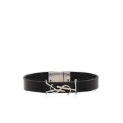 Zwarte Bijoux Riem voor Heren Saint Laurent , Black , Heren