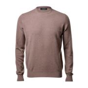 Round-neck Knitwear Gran Sasso , Gray , Heren