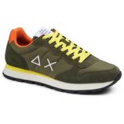 Stijlvolle Army Groene Sneakers voor Heren Sun68 , Green , Heren