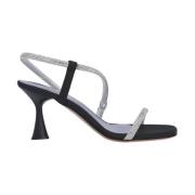 High Heel Sandals Albano , Black , Dames