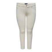 Skinny jeans Only Carmakoma , Beige , Dames