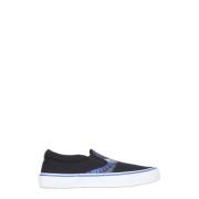 Vulcanized Slip-Ons met Canvas Print Marcelo Burlon , Black , Heren