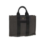 Pre-owned Canvas handbags Hermès Vintage , Gray , Dames