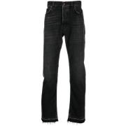 Rechte jeans Haikure , Black , Heren