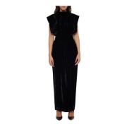 Maxi Jurk Sabina Musayev , Black , Dames