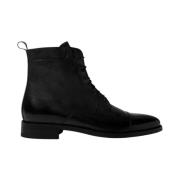 Totò Zwarte Veterschoenen Scarosso , Black , Heren