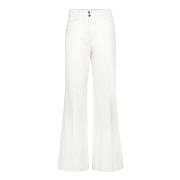 écru Jeans Forte Forte , White , Dames