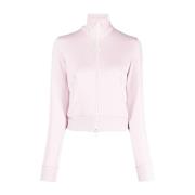 Roze Aw23 Rits Sweatshirt Courrèges , Pink , Dames