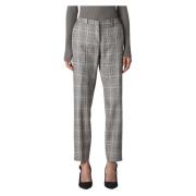 Straight Trousers Fabiana Filippi , Gray , Dames