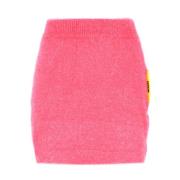 Rode reflecterende rok met elastische tailleband Barrow , Pink , Dames